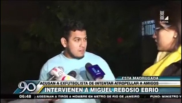 Miguel Rebosio es acusado de manejar ebrio e intento de agresión [Video]