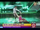 Mayra Couto cambió coreografía y molestó a entrenador (VIDEO)