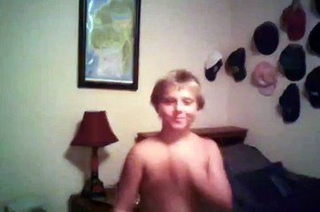 Chubby kid fails to dance