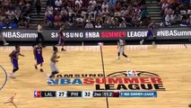 Jahlil Okafor rejects D'Angelo Russell | LA Lakers vs 76ers | 2015 NBA Summer League