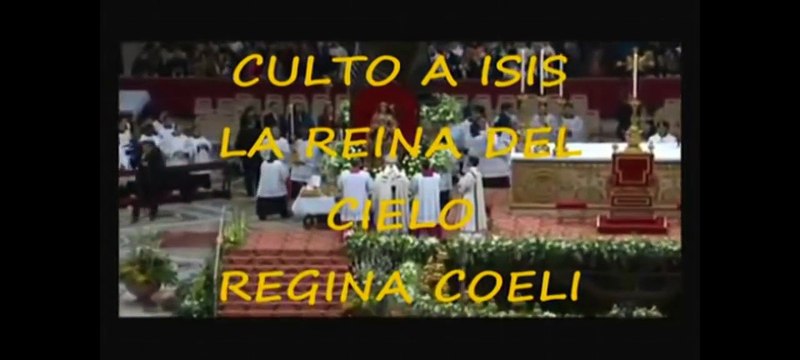 MISAS SATÁNICAS EN VATICANO. - PAPA FRANCISCO