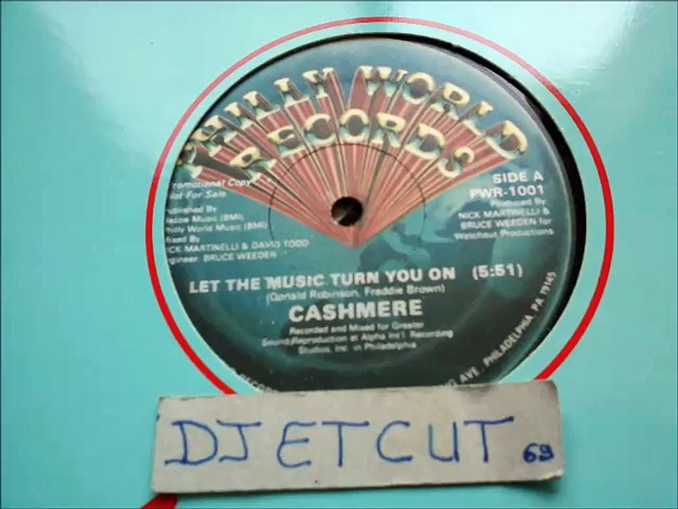 CASHMERE -LET THE MUSIC TURN YOU ON(RIP ETCUT)PHILLY WORLD REC 80's