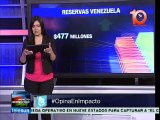Venezuela: aumentan reservas internacionales, llegan a 477 mdd