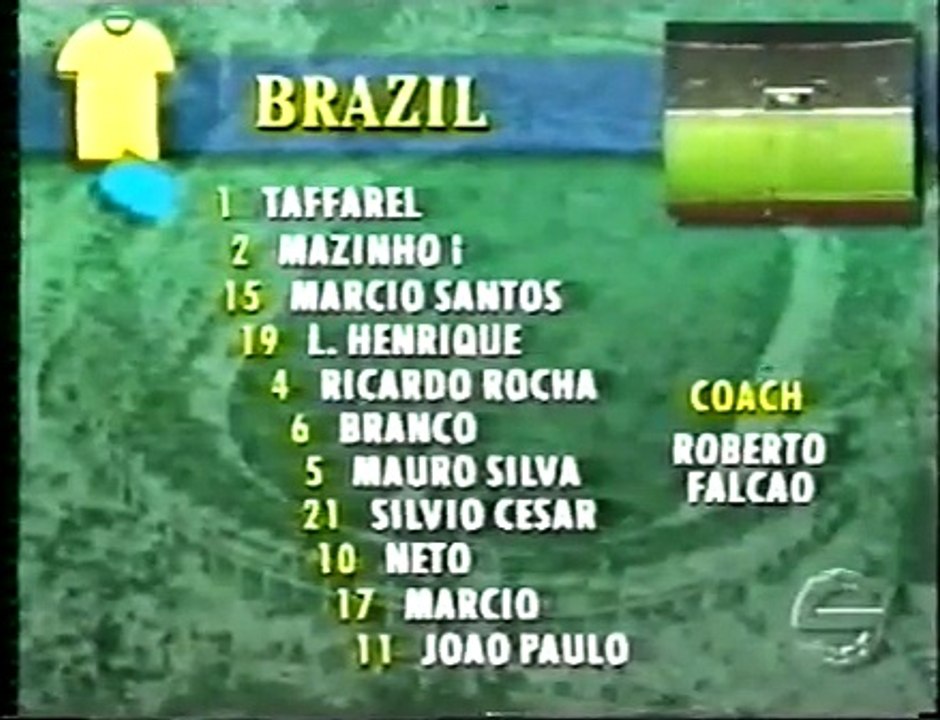 Argentina v Brazil in Copa America 1991