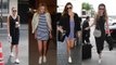 Celebs Pair Sneakers with Dresses For Casual Chic Streetwear