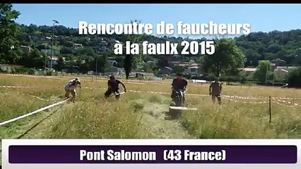 L'homme et la machine. Fête de la faulx 2015
