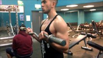Teenage Bodybuilding: Back, Traps and Biceps Workout Motivation - Pull ups/Shrugs/Bicep Curls (4)
