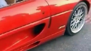 Frcho Ferrari drift burnout in falluyah iraq