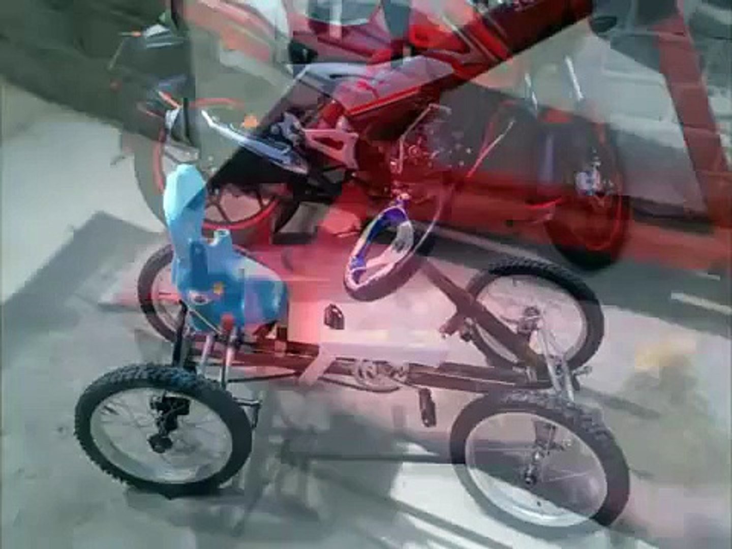 triciclo casero a pedal