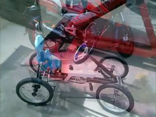 como hacer un cuatriciclo casero a pedal  (home made car)riohacha colombia