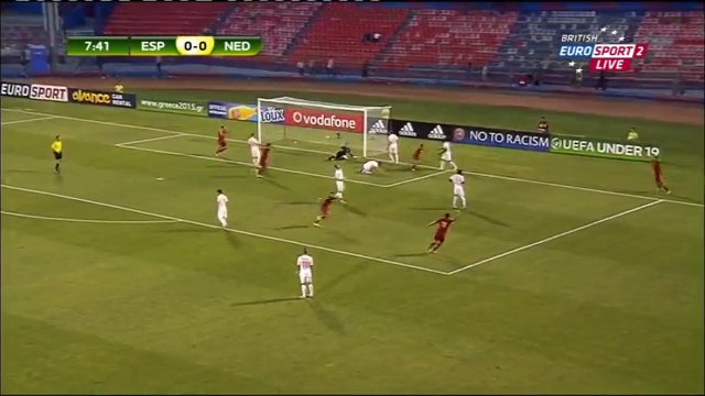 1-0 Damon Mirani Own Goal - Spain v. Netherlands 13.07.2015 - Euro U19 Championship