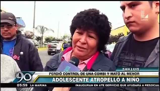 Adolescente atropelló y mató a niño de ocho años en San Luis