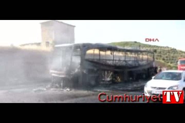 30 yolculu otobüs faciadan döndü