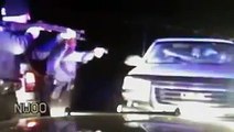 Police Dash Cam Shows Officers Shooting Woman Shot in Eye, Aftter High-Speed Pursuit