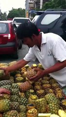 Wow Amazing Pineapple Cutting