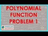 601.Class XI - CBSE, ICSE, NCERT -  Polynomial function - Problem 1
