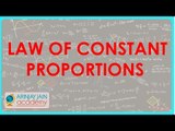 Class XI - CBSE, ICSE, NCERT -  Law of constant Proportions