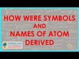 437.Class XI - CBSE, ICSE, NCERT -  How were Symbols and Names of Atom derived