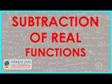 590.Class XI - CBSE, ICSE, NCERT -  Subtraction of Real functions