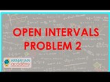 477.$ CBSE  Maths Class XI, ICSE Maths Class 11-   Open intervals Problem 2