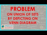 467.$ CBSE Maths Class XI, ICSE Maths Class 11- Problem on union of sets bydepicting on Venn Diagram