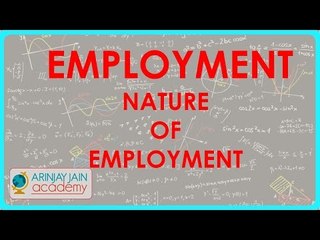 507.Class XI - CBSE, ICSE, NCERT -  Employment - Nature of employment