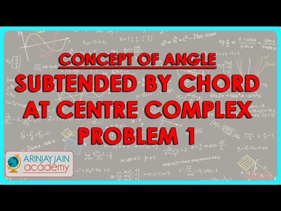 333. Concept of Angle subtended by Chord at centre Complex Problem 1 -  - CBSE & ICSE Maths Class 9