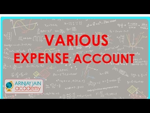 519.Class XI - CBSE, ICSE, NCERT - Accounts XI - Journal entries - Various Expense Account