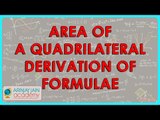 369.Class VIII   Area of a Quadrilateral   Derivation of Formulae
