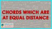 335.Maths Class IX - Chords which are at equal distance from centre are equal in length