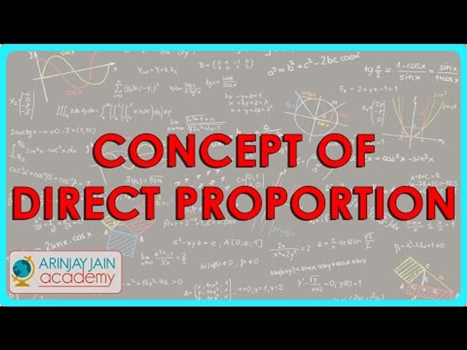 401.CBSE Class VIII, ICSE Class VIII - Mathematics- Concept of Direct Proportion CBSE, ICSE, NCERT