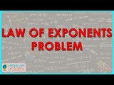 405.Class VII - Problem on Law of exponents