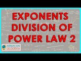 395.Class VII   Law 2 of exponents   Division of Power Problem 1