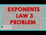 393.Class VII   Law 3 of exponents   Problem on Power of Power