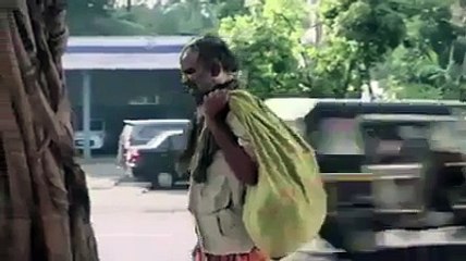 Heart melting video of a boy and poor old man