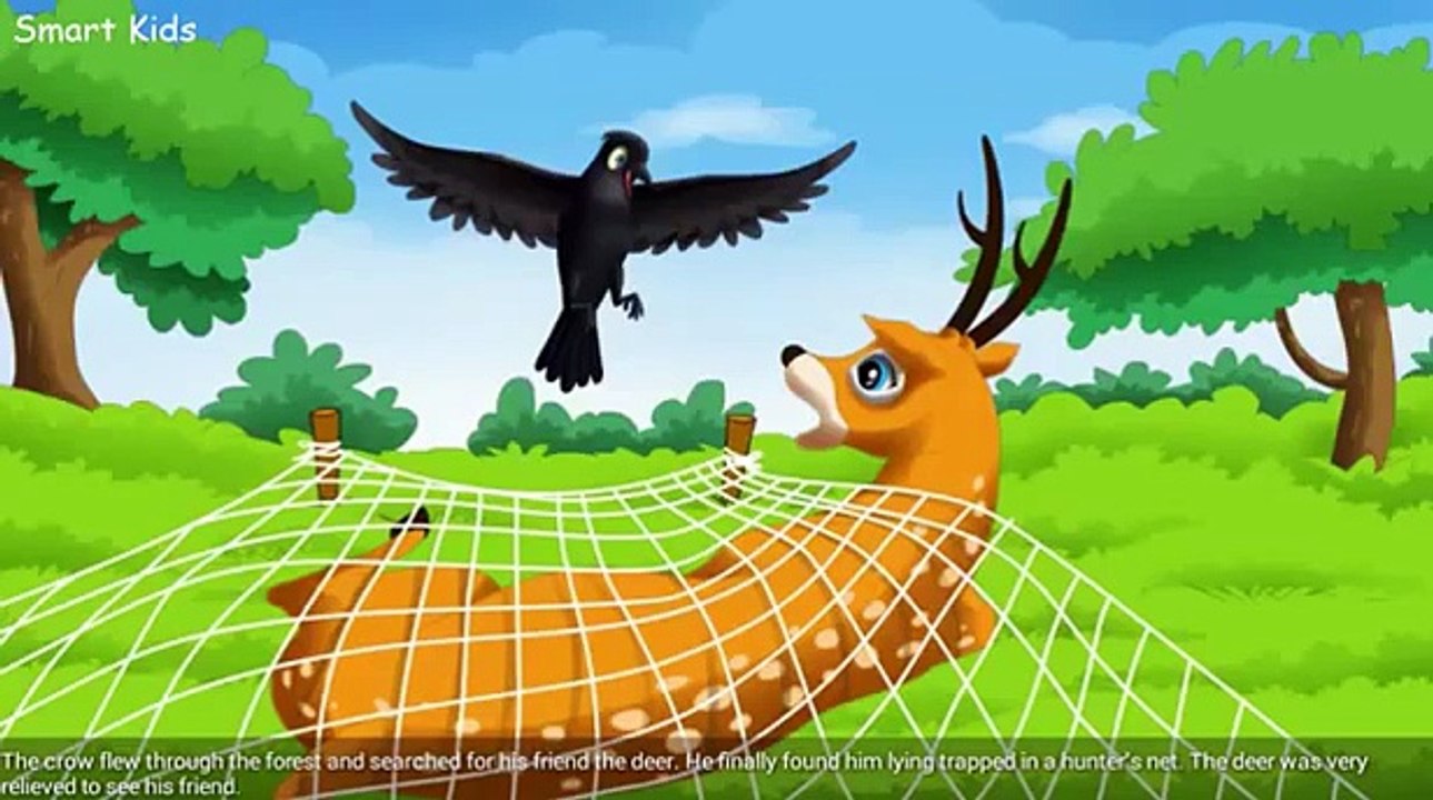 Four Clever Friends and a Hunter | Cartoon for kids | Story for Children | Stories for Kid