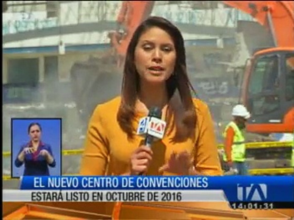 Nuevo centro de convenciones estará listo en 2016