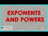 Class VII   Mathematics Exponents and Powers