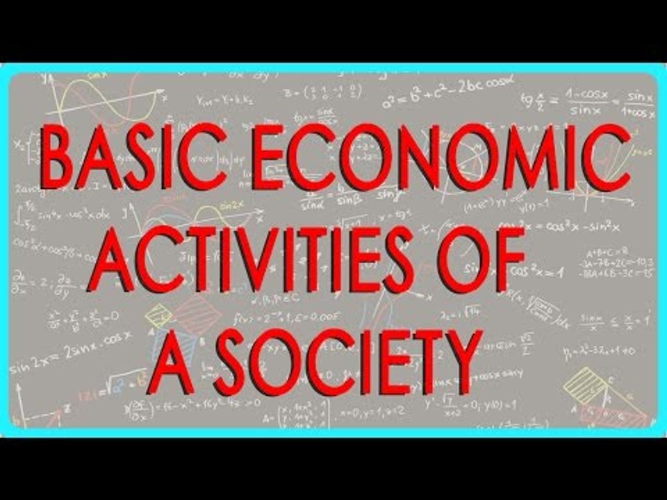 1335.Economics   Basic economic activities of a society