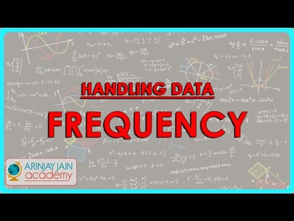 1361. Mathematics   Class VIII Handling Data   Frequency