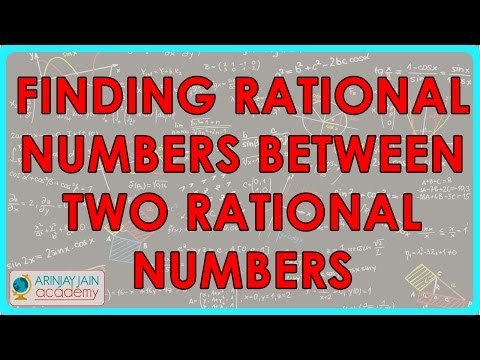 2. D - Mathematics Class VIII Finding rational numbers between two rational numbers Problem 1