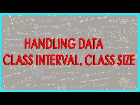 1357. CBSE Class VIII, ICSE - Mathematics Handling Data Problem on class interval, class size