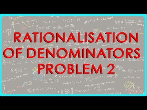 1387. $ CBSE Maths Class IX, ICSE Maths Class 9 - Rationalisation of Denominators - Problem 2