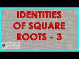 108. CBSE Class VIII, ICSE Class VIII - - Identities of Square Roots - 3