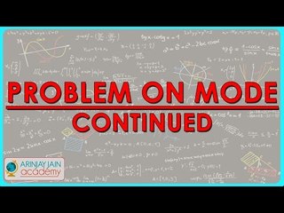 150- Math Class VII CBSE & ICSE   - Problem on Mode Continued