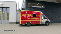 [Kurzes durchsage] Löschzug und 2x RTW FW Bocholt zum BMA