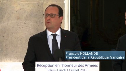 François Hollande : Le peuple grec "attend tant de la France"