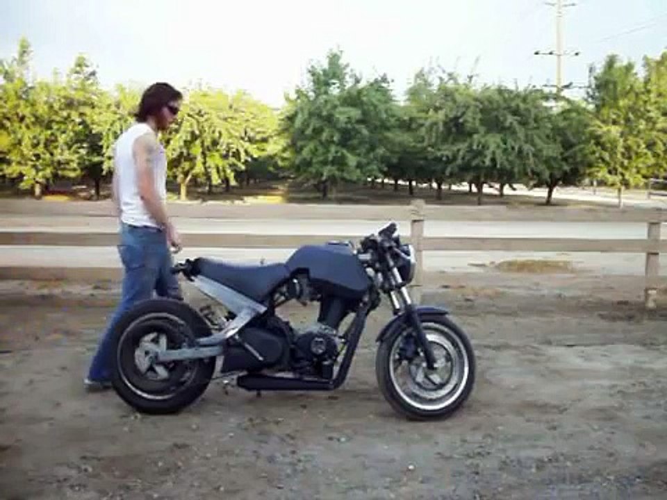 Buell Blast custom exhaust