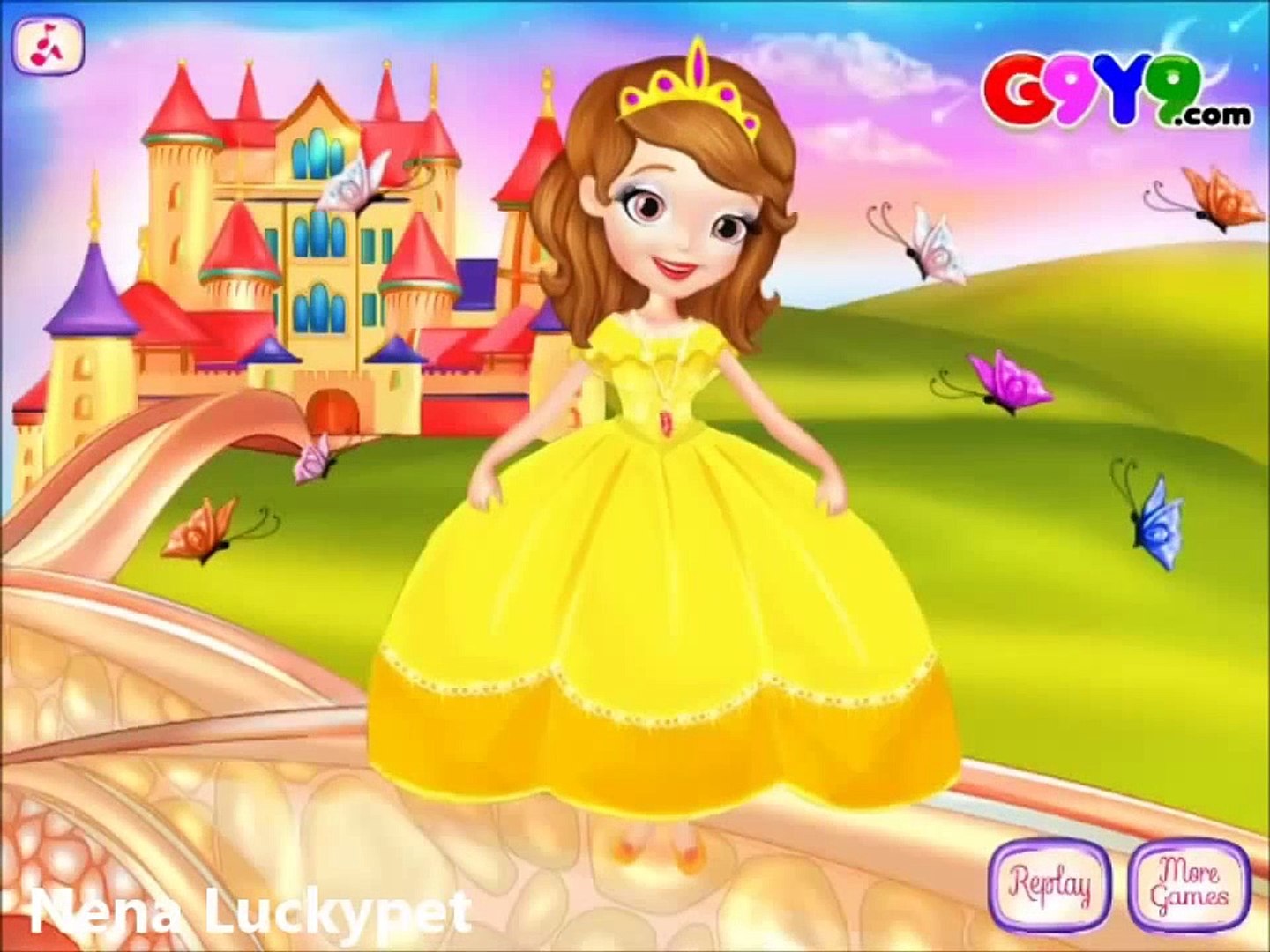princess sofia dress up games Princess Sofia Dress Up Makeover Video-Sofia The First Games-Beauty  Makeovers