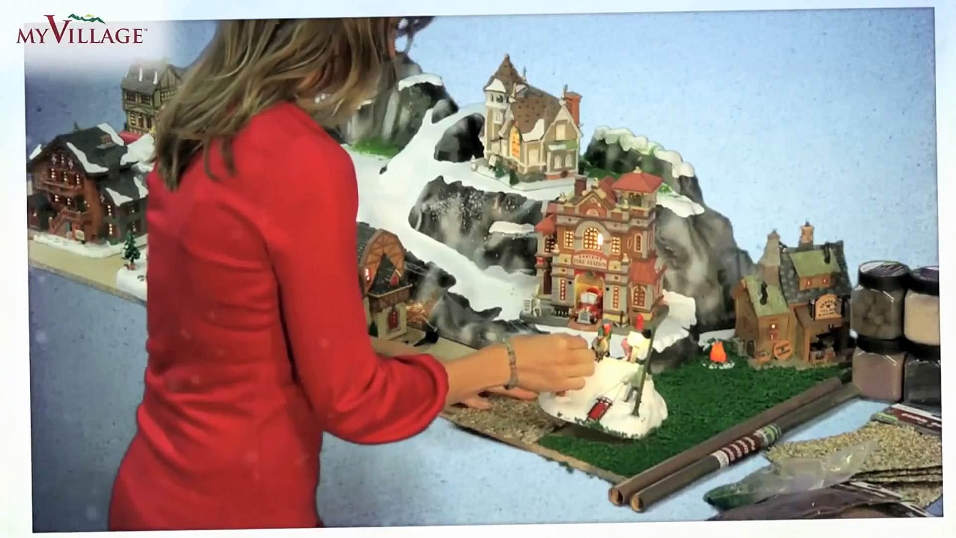 Construire un village de Noël miniature Lemax - video Dailymotion